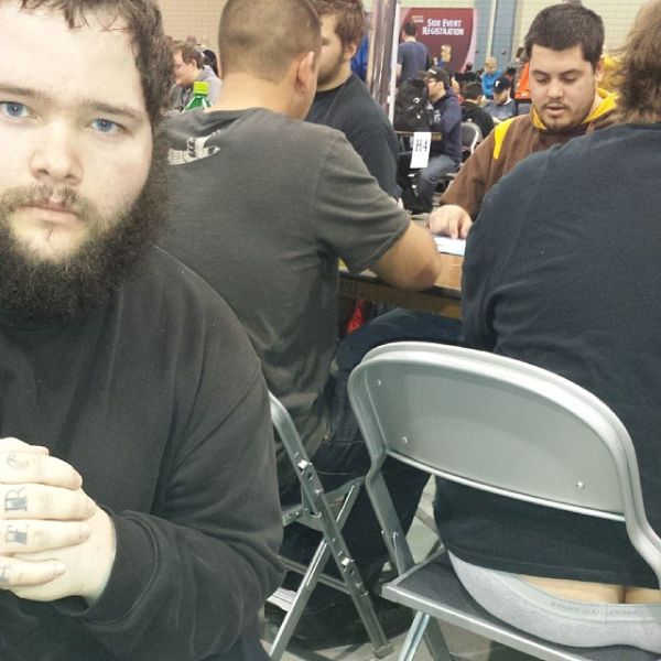 Selfie de raie des fesses - 11