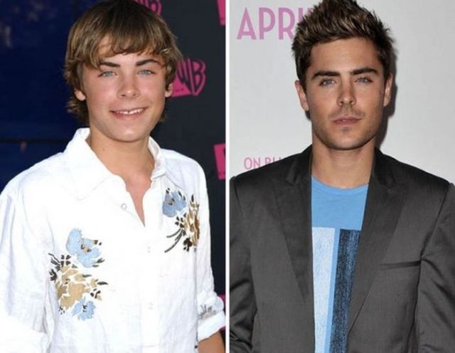 Les enfants stars maintenant (Zac Efron 2004 et maintenant)
