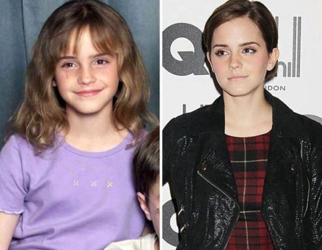 Les enfants stars maintenant (Emma Watson 2000 et maintenant)