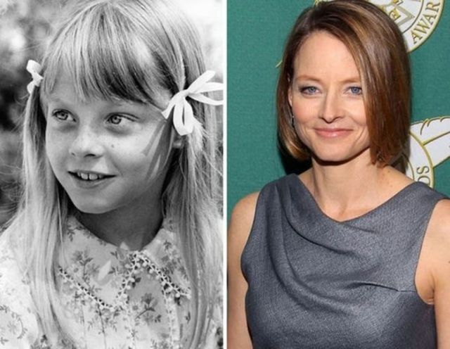 Les enfants stars maintenant (Jodie Foster 1973 et maintenant)