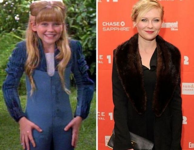 Les enfants stars maintenant (Kirsten Dunst 1993 et maintenant)