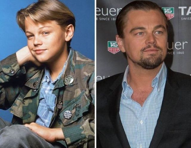 Les enfants stars maintenant (Leonardo DiCaprio 1990 et maintenant)