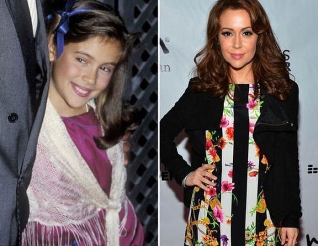 Les enfants stars maintenant (Alyssa Milano 1984 et maintenant)