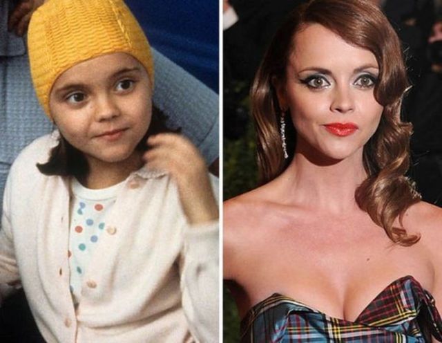 Les enfants stars maintenant (Christina Ricci 1990 et maintenant)
