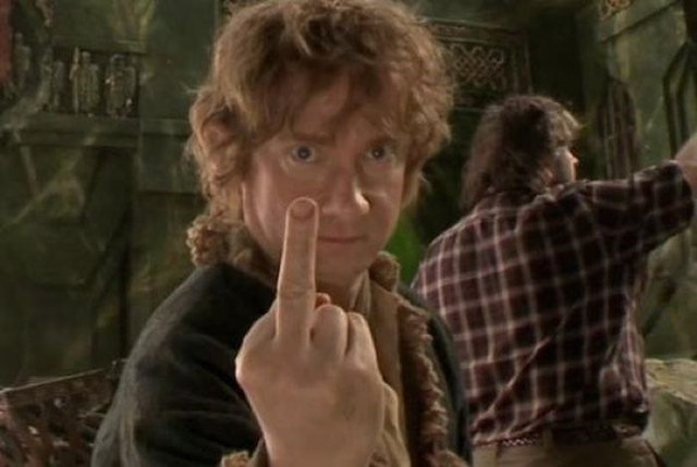 Martin Freeman fait un doigt au photographe - 13