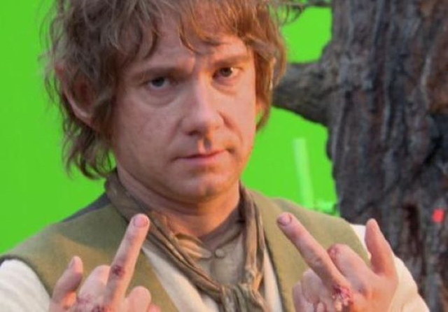 Martin Freeman fait un doigt au photographe - 18