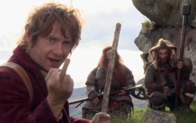 Martin Freeman fait un doigt au photographe - 19