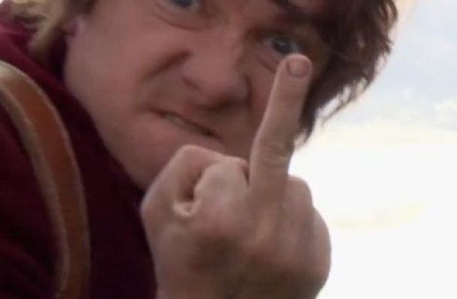 Martin Freeman fait un doigt au photographe - 20