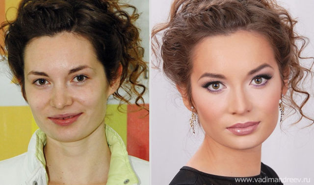 Filles russes avant après maquillage - 18
