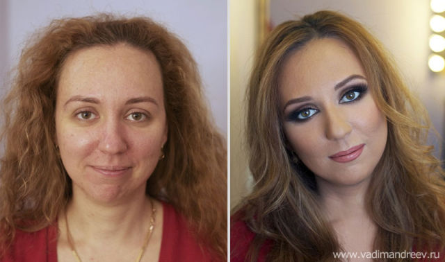 Filles russes avant après maquillage - 19