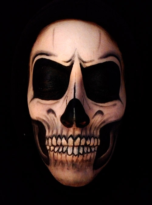 Maquillage tête de mort - 3
