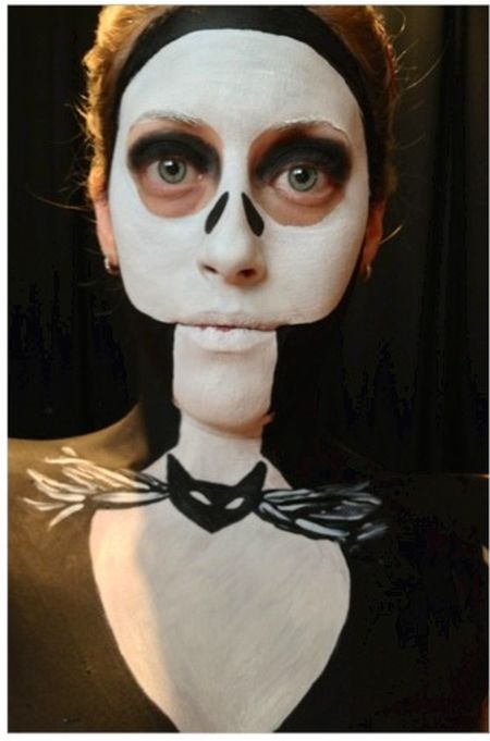 Maquillage de squelette pour Halloween - 4