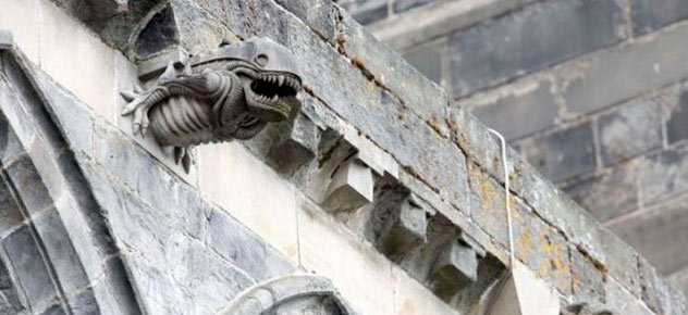 Une gargouille Anglaise venue d'ailleurs