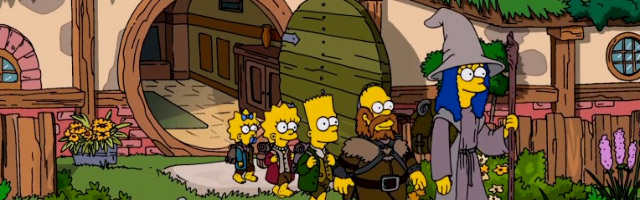 Les Simpson avec le gnrique inspir du film 'The Hobbit'