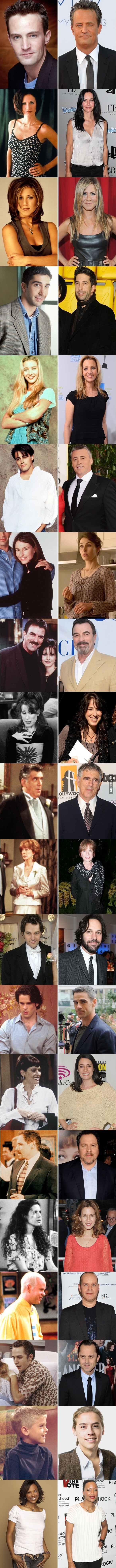 Les acteurs de Friends maintenant