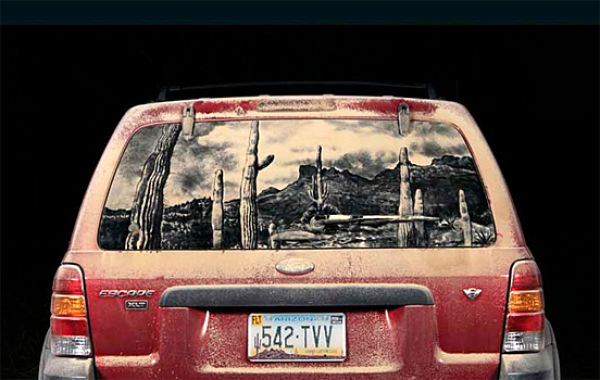 Dessins sur des voitures sales - 23