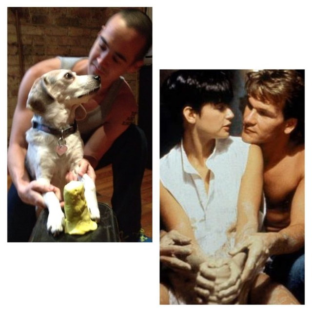 Films refait avec un chien (Ghost (1990))