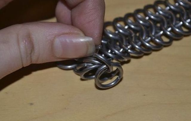 Cotte de maille fait maison - 3