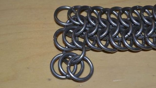 Cotte de maille fait maison - 4