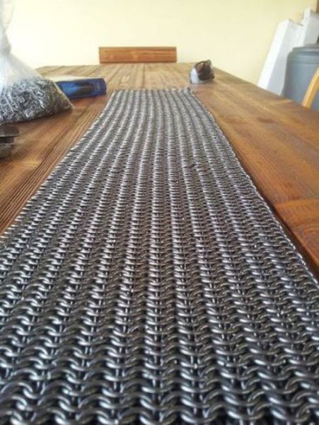 Cotte de maille fait maison - 5