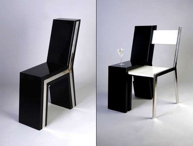 Des meubles incroyables (Une chaise double)