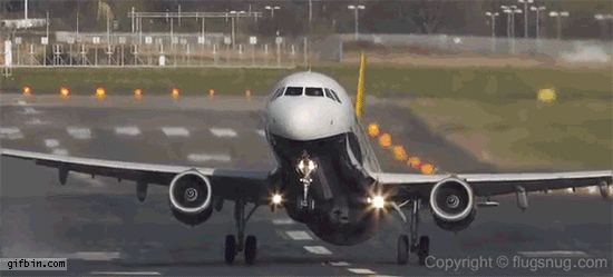 Atterrissages d'avions très difficiles - 1