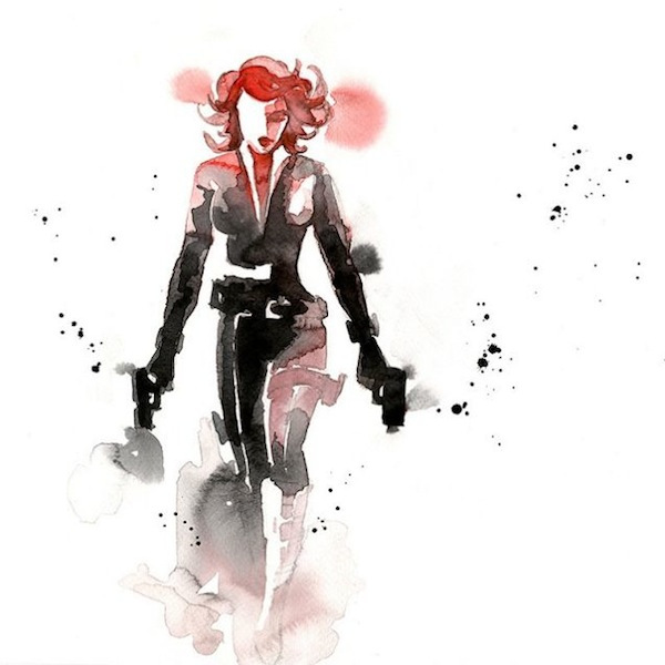 Des Super-hros en aquarelle - 4