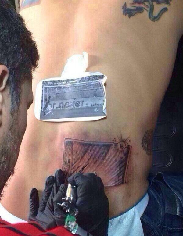 Le tatouage d'un joueur de foot chilien - 5