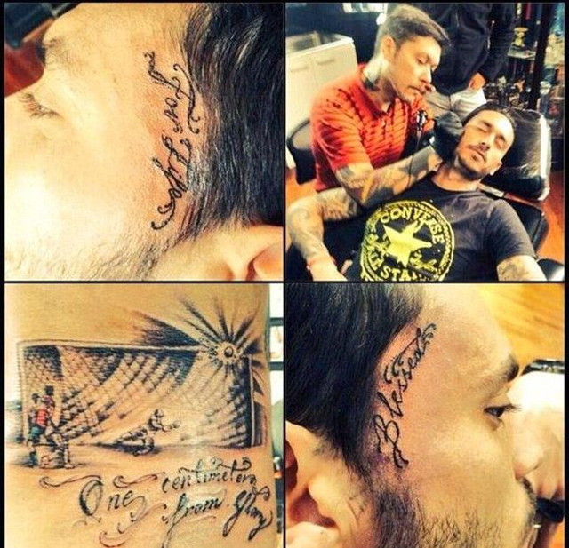 Le tatouage d'un joueur de foot chilien - 7