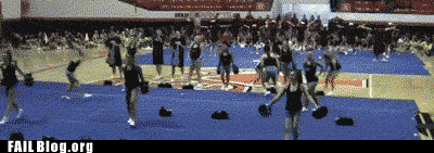 Chutes de pom-pom girls - 9