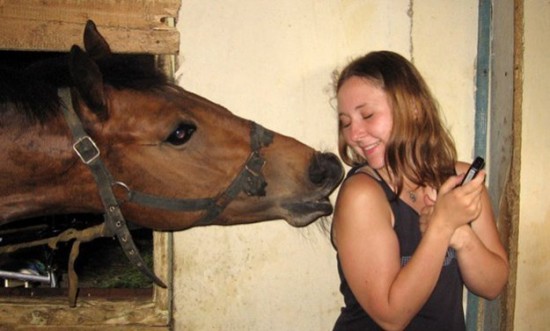Photos rigolotes d'animaux et de femmes - 2