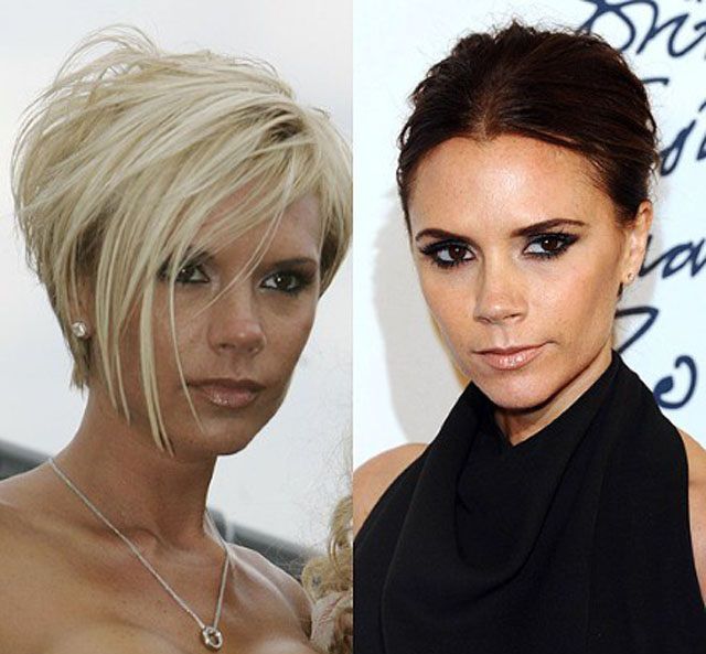 Brune ou blonde ? (Victoria Beckham)