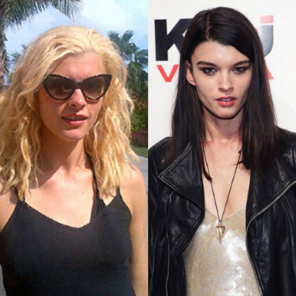Brune ou blonde ? (Crystal Renn)