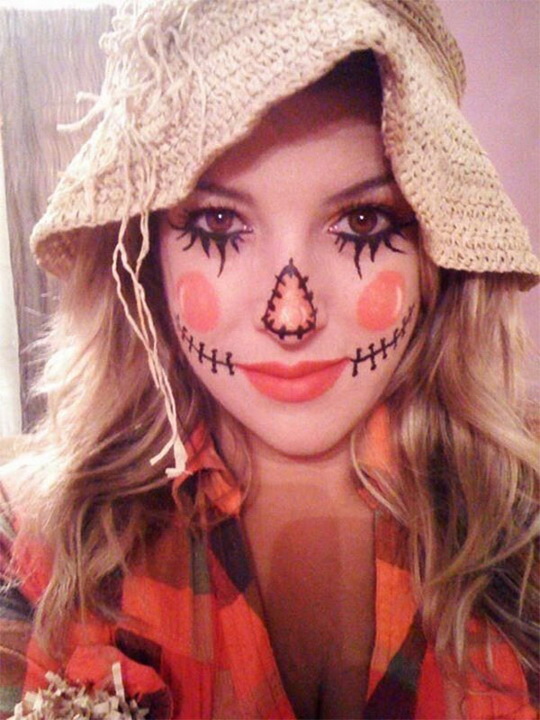 Filles maquillées pour Halloween effrayants - 4