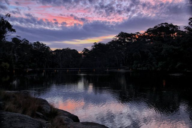 Endroits du globe qui font rêver (Lake Parramatta at Sunset)