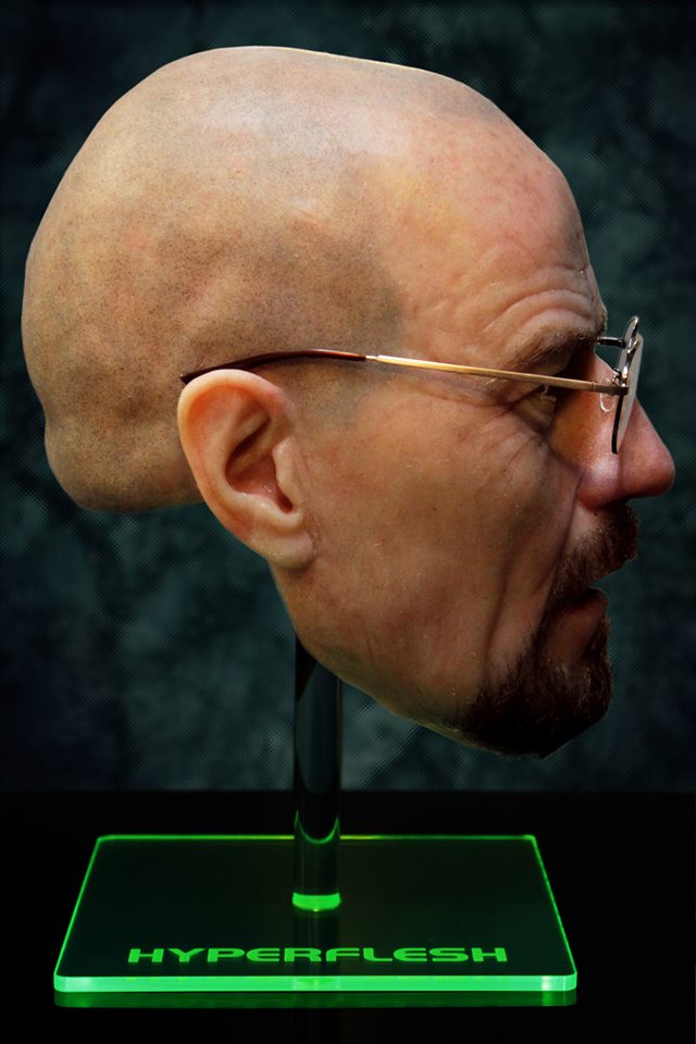 Un masque hyper réaliste de Walter White en vente sur ebay