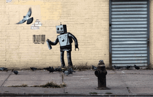 Les graffitis de Banksy en animation - 12