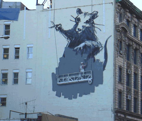 Les graffitis de Banksy en animation - 22