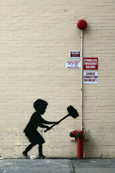 Les graffitis de Banksy en animation - 23