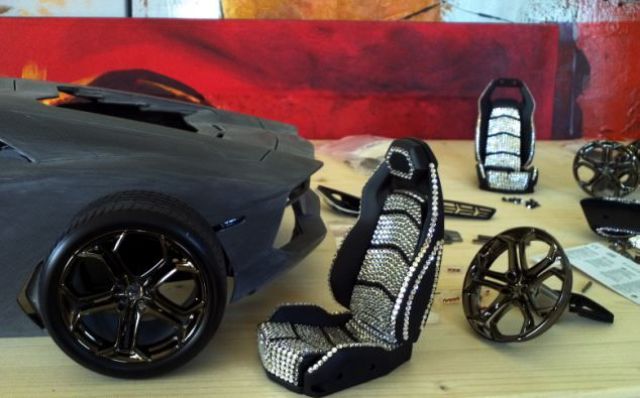 Lamborghini Aventador LP700-4 en or - 3