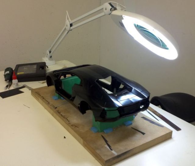 Lamborghini Aventador LP700-4 en or - 5