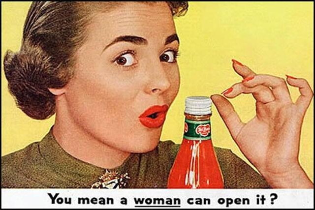 Publicits vintage (Pub sexiste pour du ketchup (1953). 