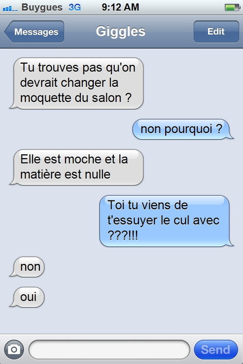 Les sms envoys par un chat - 5